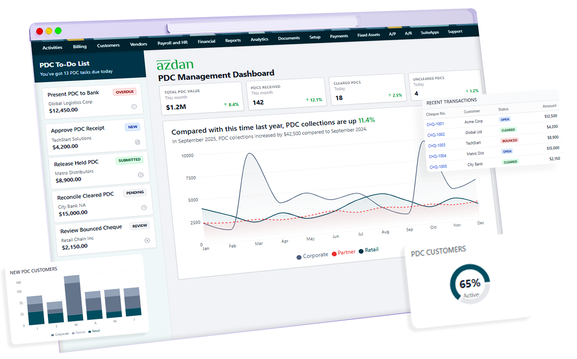 AzdanApps Post-Dated Cheques